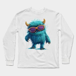 Cute Fluffy Monster Long Sleeve T-Shirt